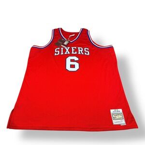 Mitchell and Ness Philadelphia 76ers Julius Erving Red Swingman Jersey 3XLT NWT